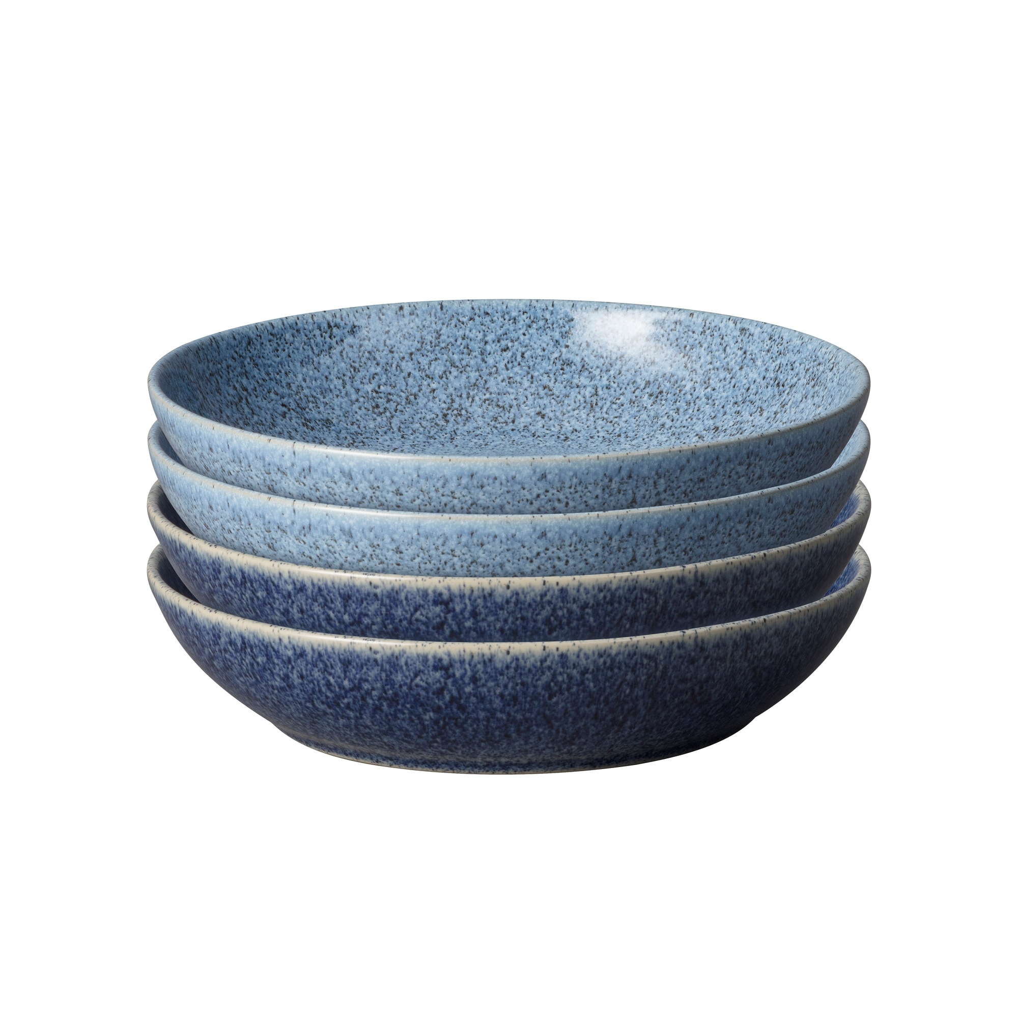 Product photograph of Studio Blue Cobalt Flint Set Of 4 Pasta Bowls from Denby Retail Ltd